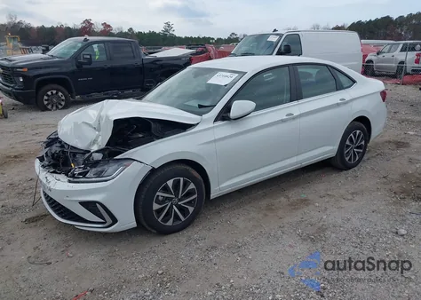 2025 Volkswagen Jetta 1.5T S z USA, uszkodzony, nr VIN 3VW5X7BU8SM057280